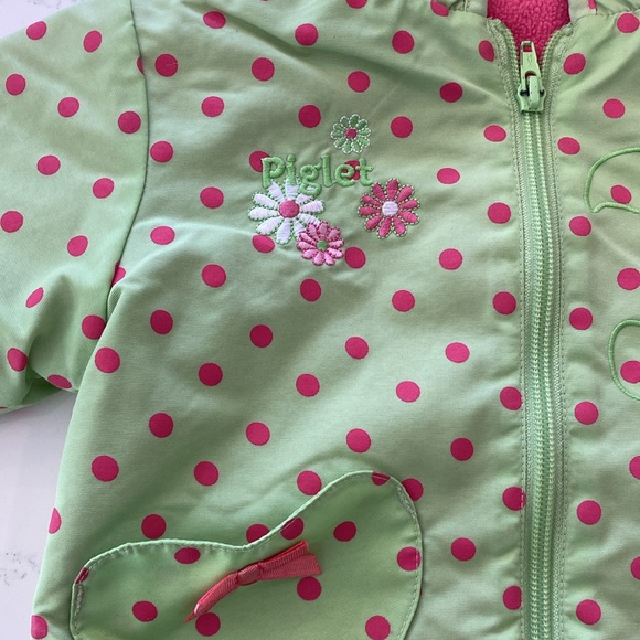 Adorable Disney Pigglet, fleece lined spring jacket 12M - Picture 3 of 6